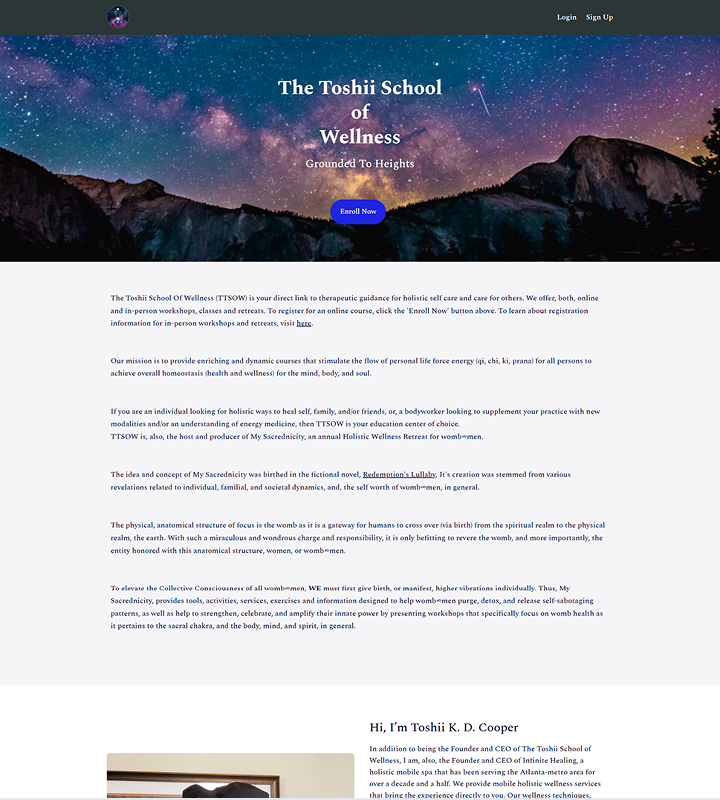 The Toshii School of Wellness