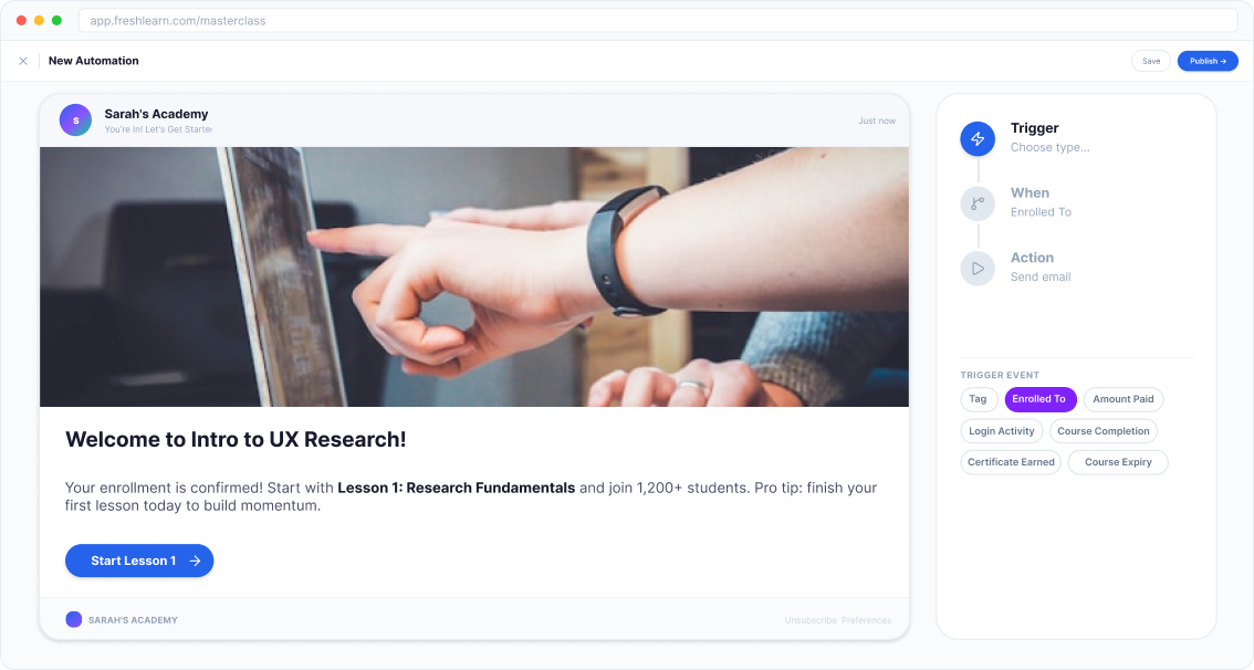 Automation conditions