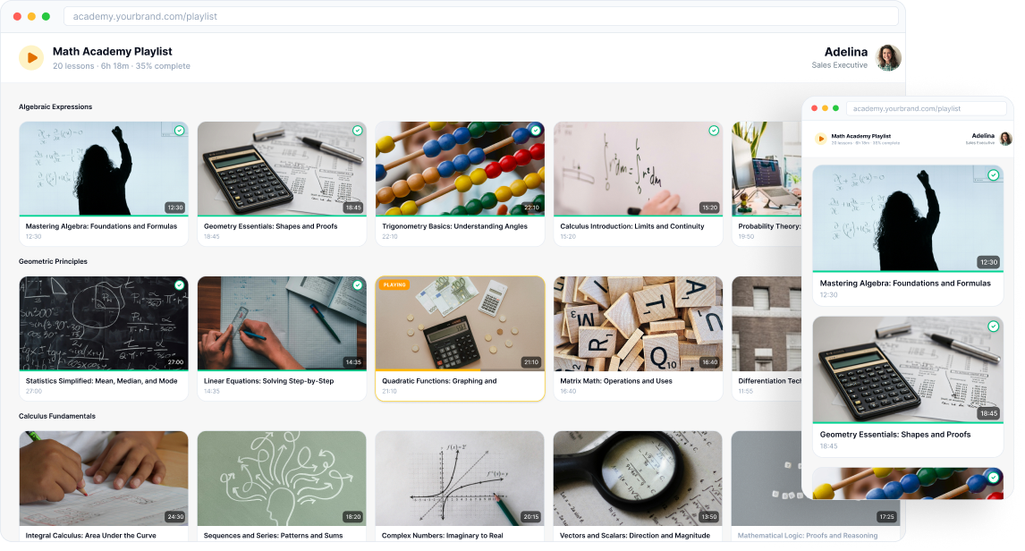 Playlist Multi-screens