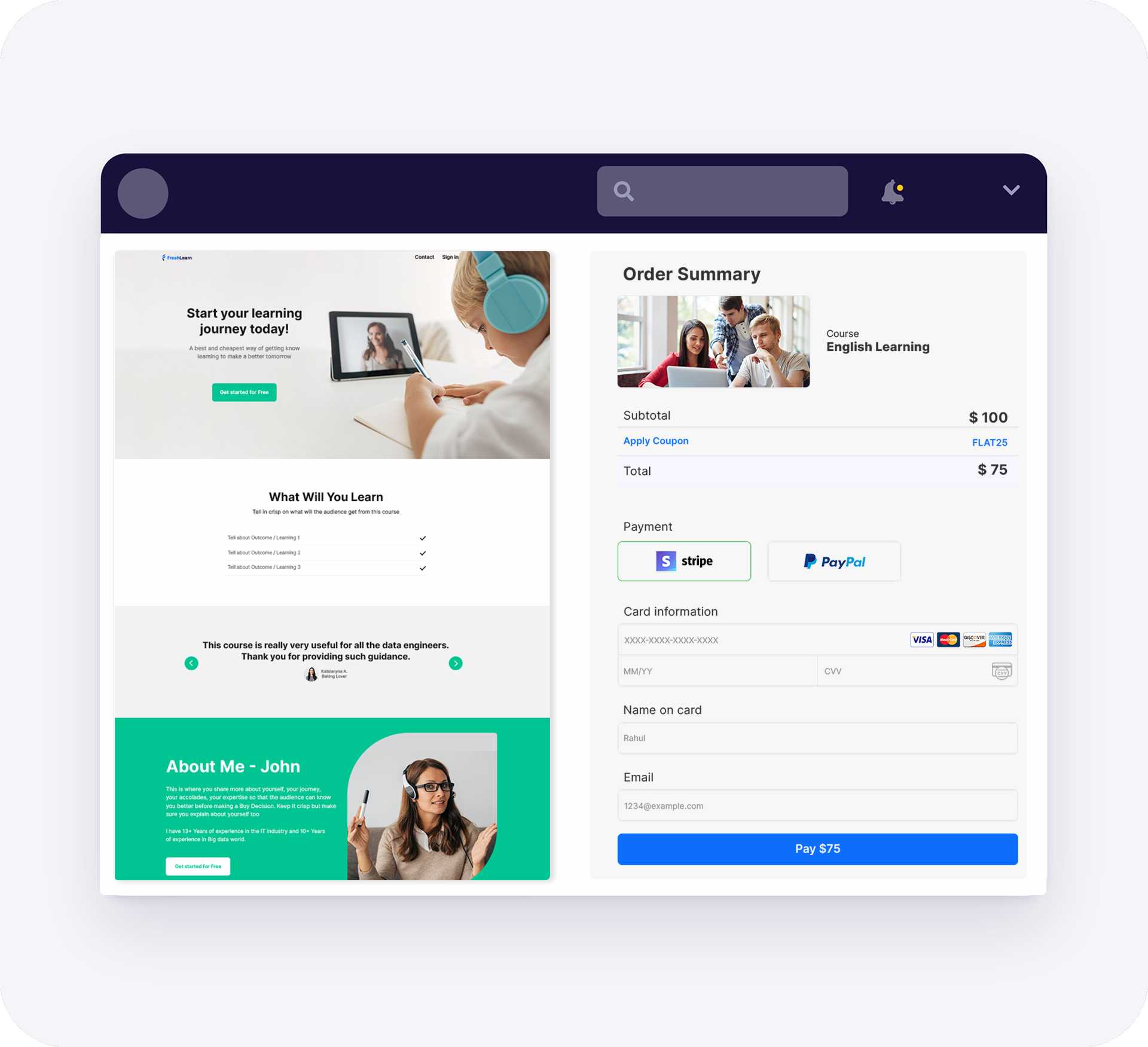 FreshLearn | Market and Sell Your Online Yoga Courses & Workshops
