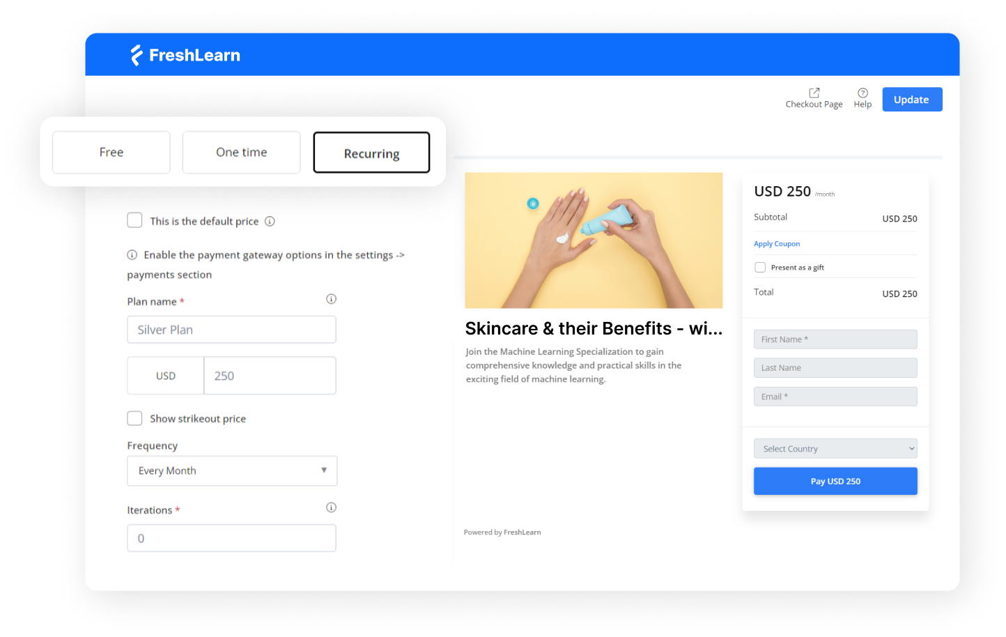 Freshlearn feedback
